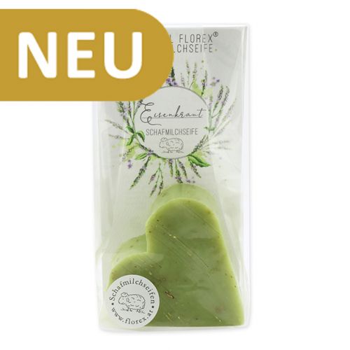 Schafmilchseife Herz 85g in Cello "Einzigartige Augenblicke"