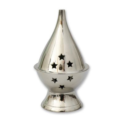 Censer 7cm, nickel-plated brass with a removable lid 