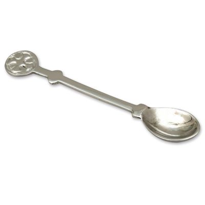 incense spoon nickel-plated brass, 11cm 