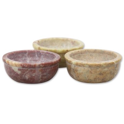 Censer soapstone, diameter 6,5 cm Colors are always different! 