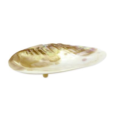 Shell soap dish with feet Ø ca. 18cm 