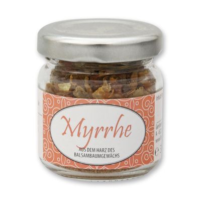 Myrrh 30g in a glass jar, Pure Myrrh 