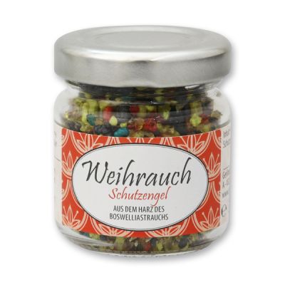 Incense mix 30g in a glass jar, "Schutzengel" 