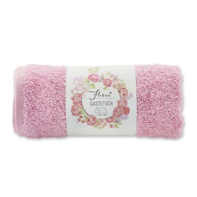 Guest towel 30x50cm "Einzigartige Augenblicke", pink 
