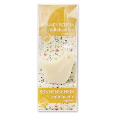 Sheep milk soap set in a cellophane bag "Sonnenschein", Classic/Grapefruit 
