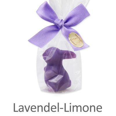 Sheep milk soap rabbit 23g in a cellophane, Lavender-lime 
