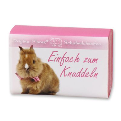 Sheep milk soap 100g "Einfach zum Knuddeln", Lotus 