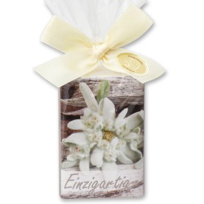 Sheep milk soap 100g in a cellophane bag "Einzigartig", Edelweiss 