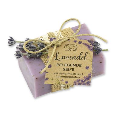 Sheep milk soap 100g "feel-good time", Lavender 