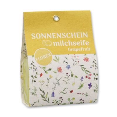 Sheep milk soap 100g in a bag "Sonnenschein", Grapefruit 