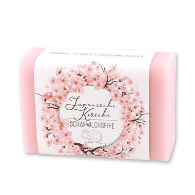 Sheep milk soap 100g "Einzigartige Augenblicke", Cherry blossom 