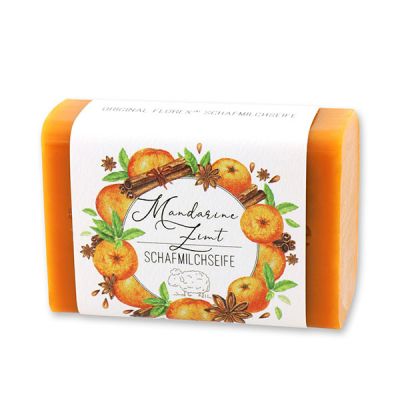 Sheep milk soap 100g "Einzigartige Augenblicke", Tangerine-cinnamon 