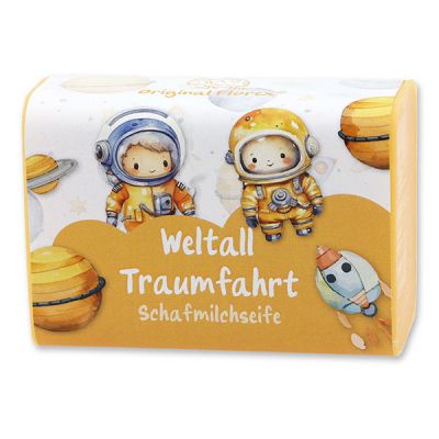 Schafmilchseife eckig 100g "Weltall Traumfahrt", Fruchttraum 