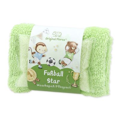 Bath salt 60g with a washcloth "Fußball Star", Magic land 