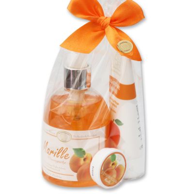 Care set 3 pieces in a cellophane bag, Apricot 