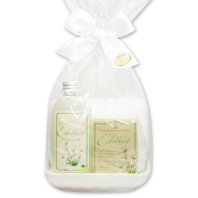 Care set 4 pieces in a cellophane bag, Edelweiss 
