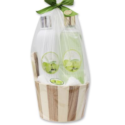Care set 5 pieces in a cellophane bag, Olive 