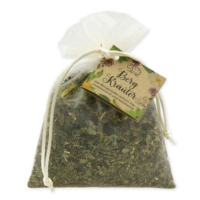 Mountain herbs 50g in organza bag "feel-good time" 