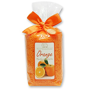 Schafmilchseife Seifennadeln in Cello 100g, Orange 
