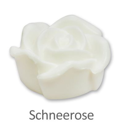 Sheep milk soap rose 'Florex' 54g, Christmas rose white 