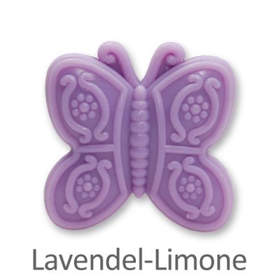 Sheep milk soap butterfly 60g, Lavender-lime 