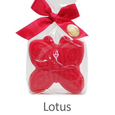 Sheep milk soap butterfly 60g in a cellophane, Lotus 