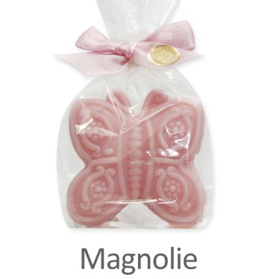 Sheep milk soap butterfly 60g in a cellophane, Magnolia 