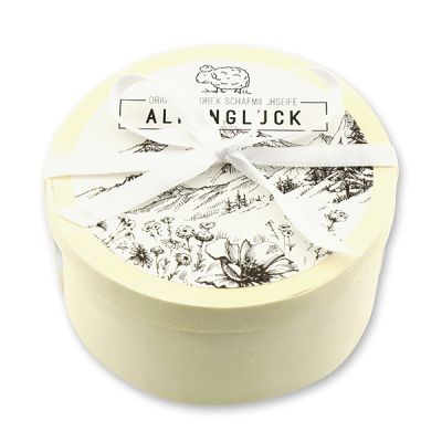 Sheep milk soap 100g in a box "Alpenglück", Edelweiss 