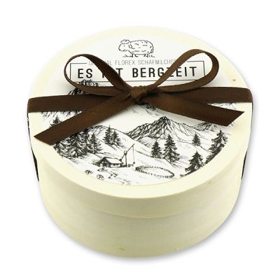 Sheep milk soap 100g in a box "Es ist Bergzeit", Swiss pine 