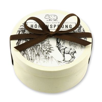 Sheep milk soap 100g in a box "Höhensprung", Swiss pine 