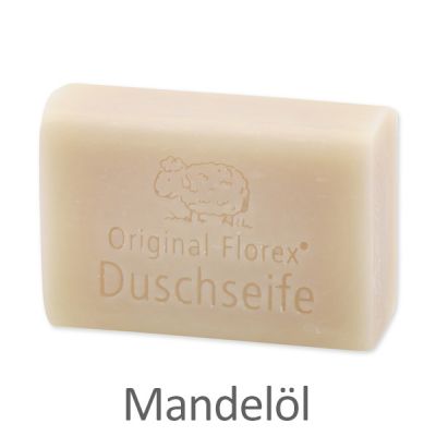 Shower soap with sheep milk square 100g, Almond oil 