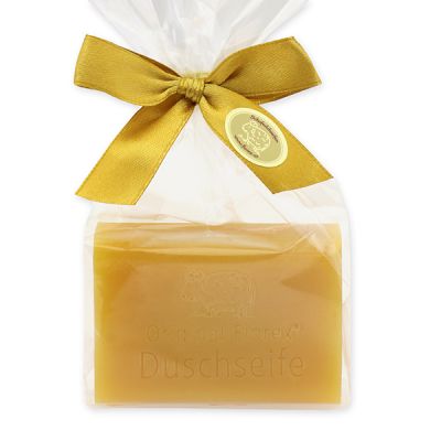 Shower soap with sheep milk square 100g in a cellophane bag, Swiss pine 