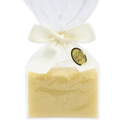 Milk soap square 100g in a cellophane bag, Camel milk 