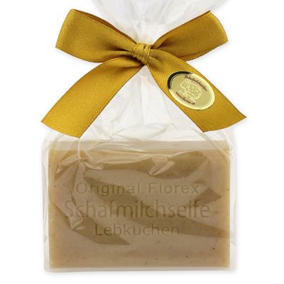 Schafmilchseife eckig 100g in Cello, Lebkuchen 