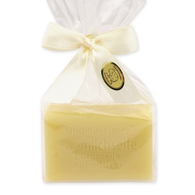 Sheep milk soap without palm oil square 100g in a cellophane bag, Luxury soap 