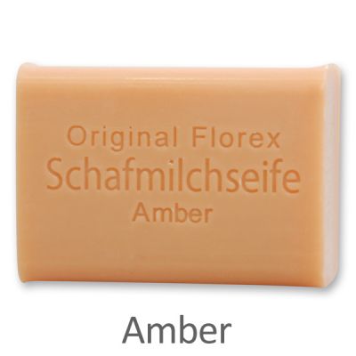 Sheep milk soap square 100g, Amber 