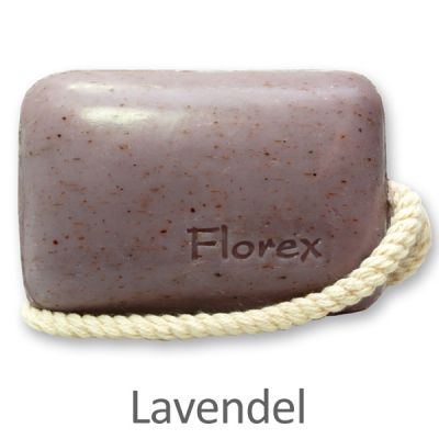 Sheepmilk soap hanging with a cord 150g, Lavender 