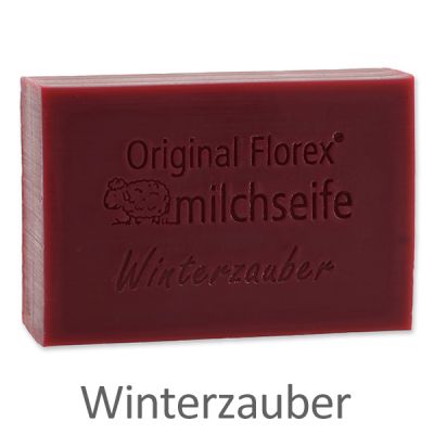 Schafmilchseife eckig 150g, Winterzauber 