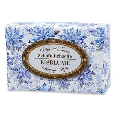 Sheep milk soap 150g "Vintage motif 220", Ice flower 