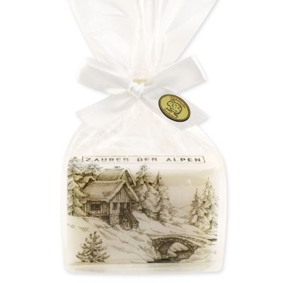 Sheep milk soap 150g packed in a cellophane bag "Zauber der Alpen", Edelweiss 
