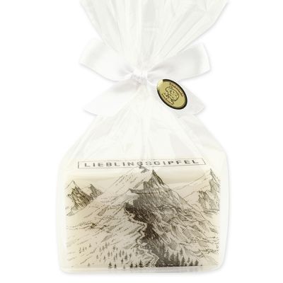 Sheep milk soap 150g packed in a cellophane bag "Lieblingsgipfel", Edelweiss 