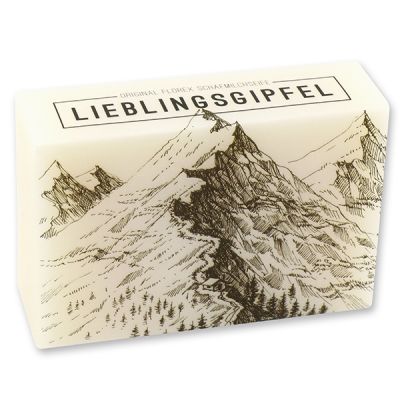 Schafmilchseife eckig 150g "Lieblingsgipfel", Edelweiß 