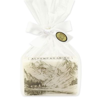 Sheep milk soap 150g packed in a cellophane bag "Alpenparadies", Edelweiss 