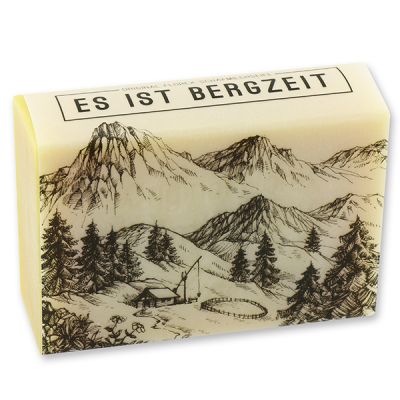 Sheep milk soap 150g "Es ist Bergzeit", Swiss pine 