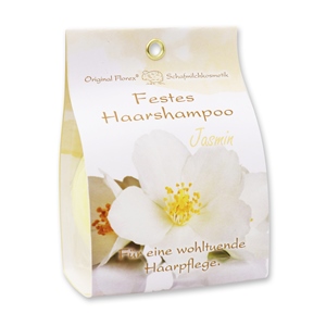 Solid hair shampoo with sheep milk 58g in paper bag, Jasmine 