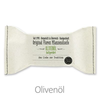 Cold-stirred soap 100g packed in a stitched paper bag "Love for tradition", Olive oil 