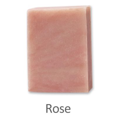 Cold-stirred soap 100g without sheep milk, Rose 