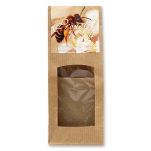 Cold-stirred special soap 100g packed in a brown bag, Propolis 