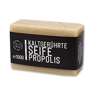 Cold-stirred special soap 100g "Black Edition", Propolis 
