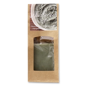 Cold-stirred special soap 100g packed in a brown bag, Healing earth 
